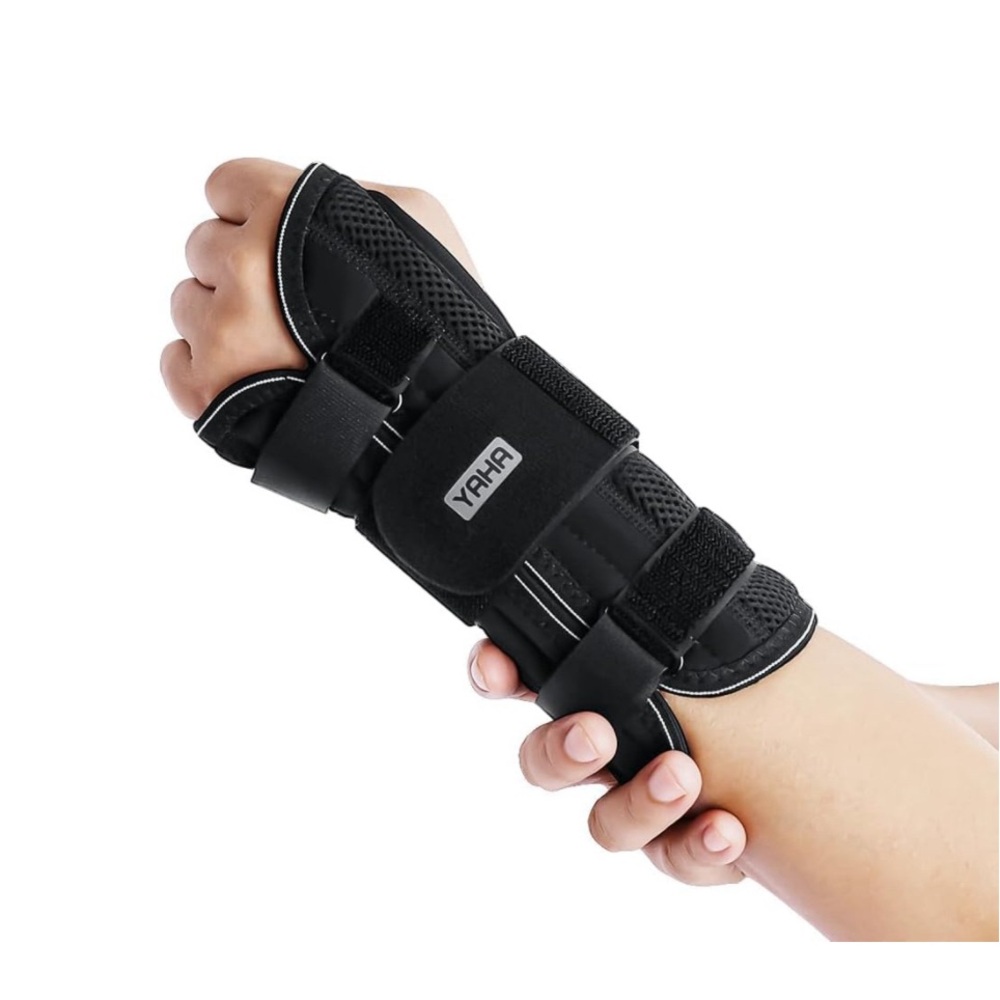 YAHA Carpal Tunnel Wrist Brace Support for Women & Men Adjustable Left S/M